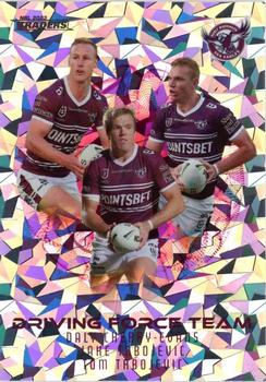 2023 NRL Traders Titanium - Driving Force Team Priority #DFTP06 Manly-Warringah Sea Eagles Front